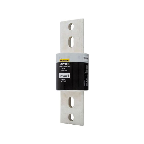 Eaton Bussmann series KLU fuse, 600V, 2000A, 200 kAIC at 600 Vac, Non Indicating, Current-limiting, Time Delay, Bolted blade end X bolted blade end, Class L, Bolt image 13