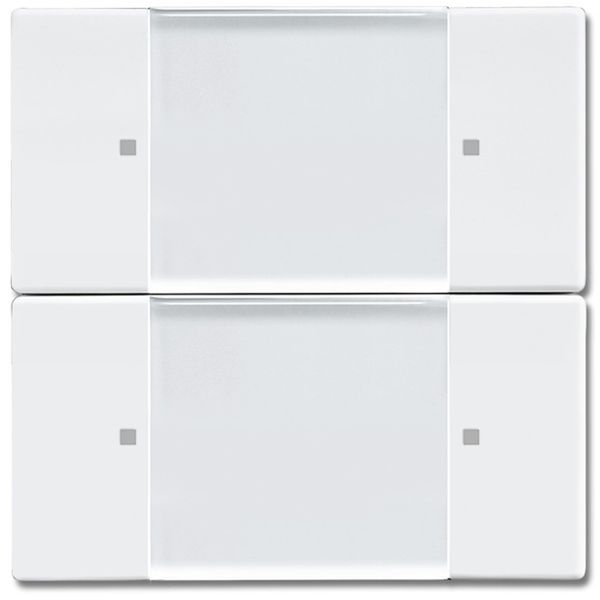 6736/01-84 CoverPlates (partly incl. Insert) Remote control Studio white image 1