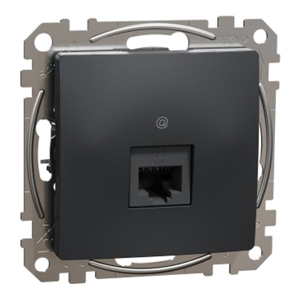 DATA Outlet CAT 6 UTP, Sedna Design & Elements, RJ45, Anthracite image 3