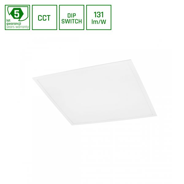 ALGINE PANEL BACKLIGHT 30W/40W/48W CCT 230V 120st IP20 600x600x35MM WHITE 5Y WARRANTY image 1