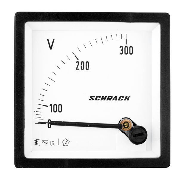 Voltmeter, 72x72mm, 300VAC image 1