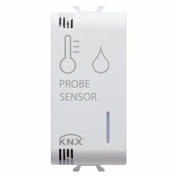 KNX/EASY TEMPERATURE/HUMIDITY SENSOR - 1 MODULE - WHITE - CHORUS image 2