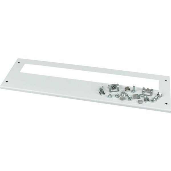 Front cover, +mounting kit, for FAZ, vertical, HxW=150x600mm, grey image 5