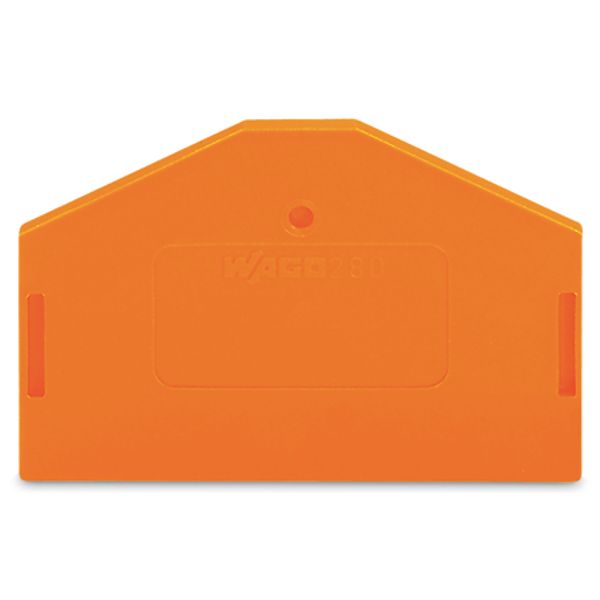 End and intermediate plate 2.5 mm thick orange image 4