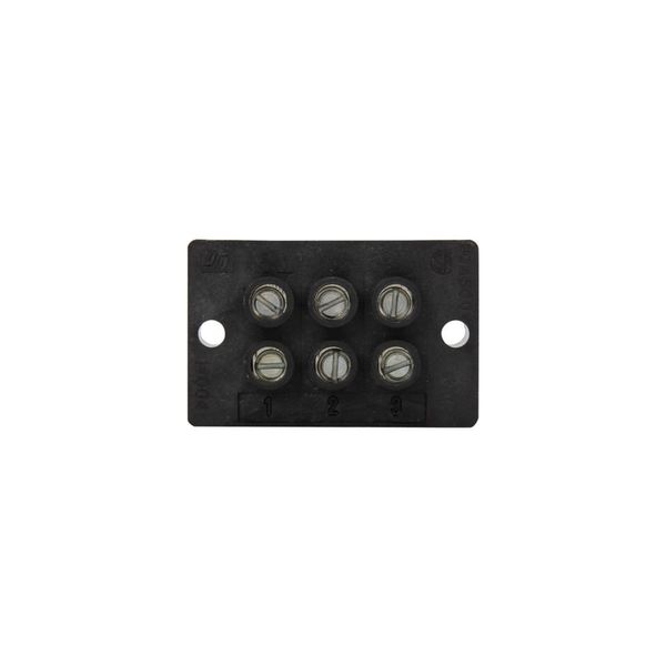 Terminal block, low voltage, 90 A, AC 600 V, DC 600 V, 3P, UL, CSA image 1