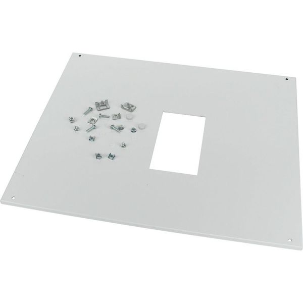 Front cover, +mounting kit, for NZM3, horizontal, 3p, HxW=200x600mm, R, grey image 6