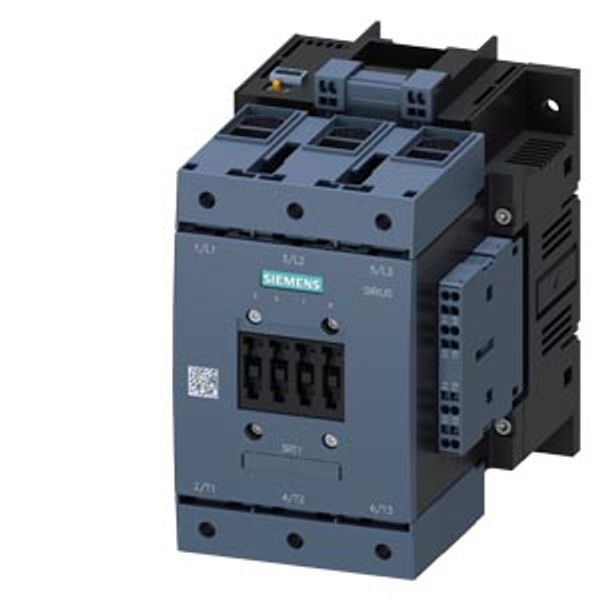 Contactor, AC-3e, 55 kW/400 V, 72 V DC, 0.7-1.25*Us, 2 NO + 2 NC, 3-pole image 2