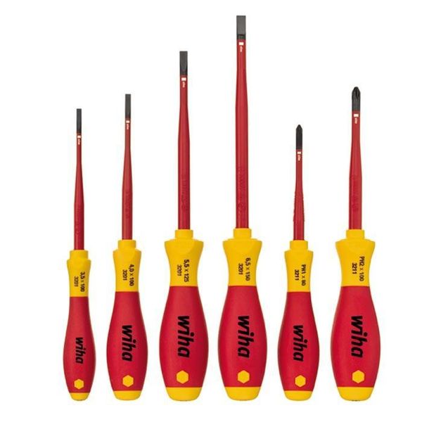 SoftFinish® electric slimFix slotted/ Phillips screwdriver set, 6 pcs. image 1