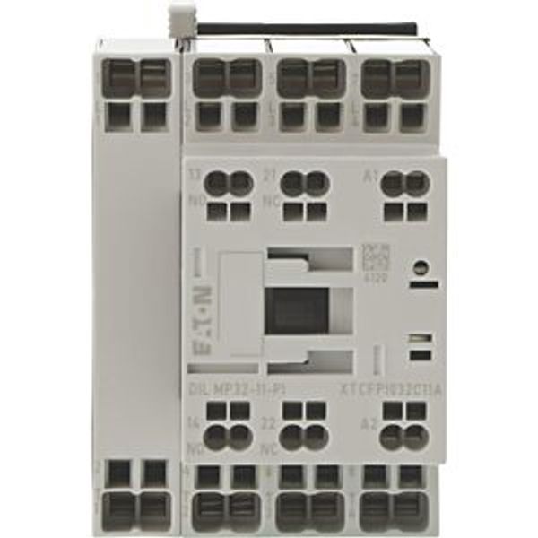 Contactor, 4 pole, AC operation, AC-1: 32 A, 1 N/O, 1 NC, 220 V 50/60 Hz, Push in terminals image 16