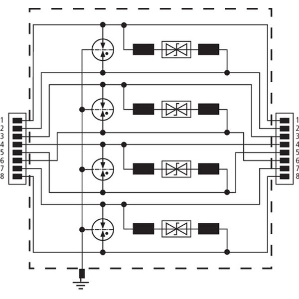 Surge arrester DEHNpatch with patch cable and Stewart plug image 3