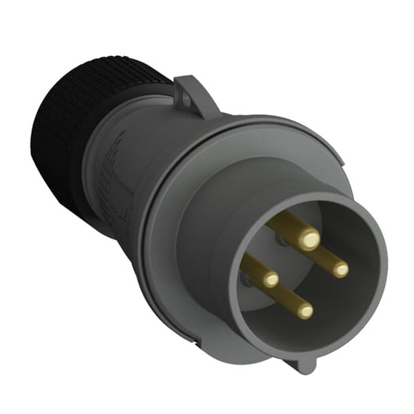 Industrial Plugs, 3P+E, 12 hour, Orange, IP44, 20A, 125/250V, UL/CSA approved and CE compliant image 1