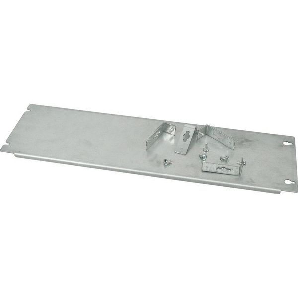 Mounting plate, +mounting kit, vertical, empty, HxW=600x425mm image 3