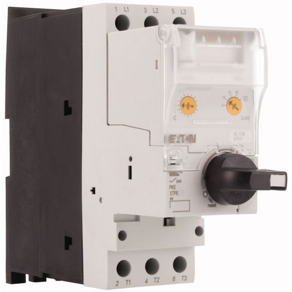 Motor-protective circuit-breaker, Complete device with AK lockable rotary handle, Electronic, 16 - 65 A, With overload release image 3
