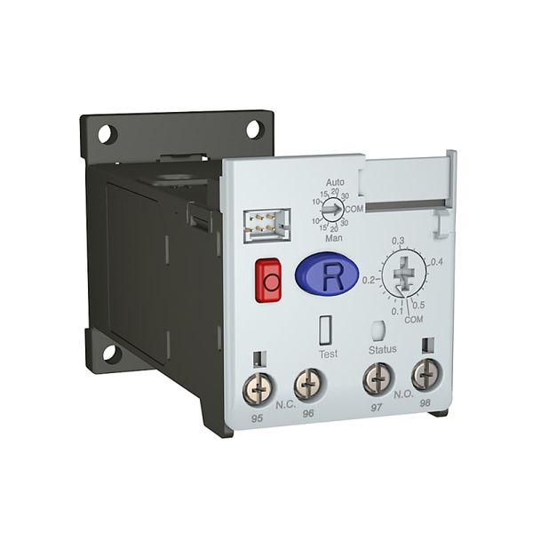 Allen-Bradley 193-1EFFP E100 Overload Relay, Trip Class 10, 15, 20, or 30, Advanced Overload Relay, 11...55A, Integrated panel mount and pass-through image 1