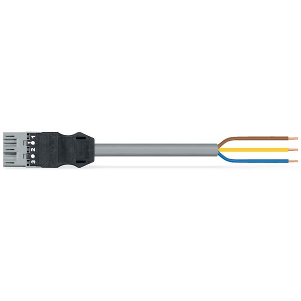 pre-assembled connecting cable Eca Plug/open-ended gray image 3