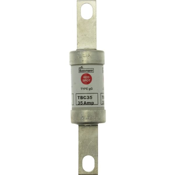 Fuse-link, low voltage, 35 A, AC 660 V, DC 460 V, BS88, 27 x 129 mm, gL/gG, BS image 2