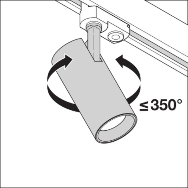 TRACKLIGHT SPOT D95 55W 55 W 4000 K 90RA NFL WT image 10