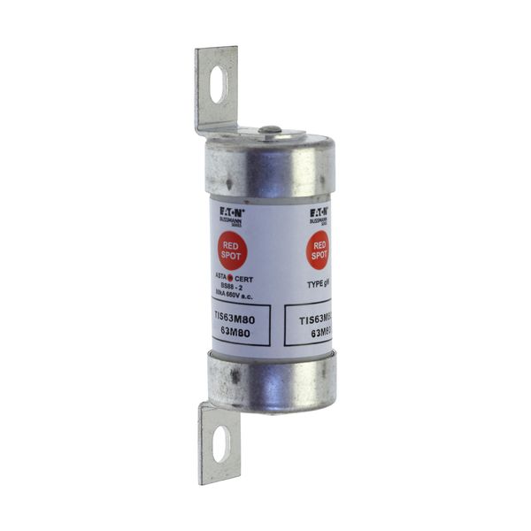 Fuse-link, LV, 63 A, AC 660 V, DC 460 V, BS88/A3, 22 x 86 mm, gM, BS, 63M100 image 28