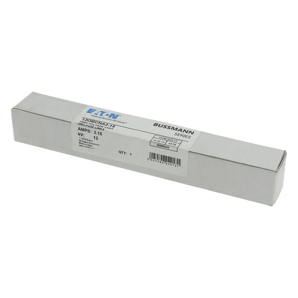 VT fuse-link, medium voltage, 3.15 A, AC 12 kV, 195 x 25.4 mm, back-up, BS, IEC image 8