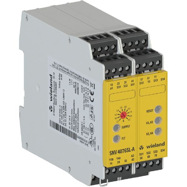 DEVICE FOR MONITORING OF SAFETY-RELATED CIRCUITS SNV4076SL-A 3S DC 24V image 1