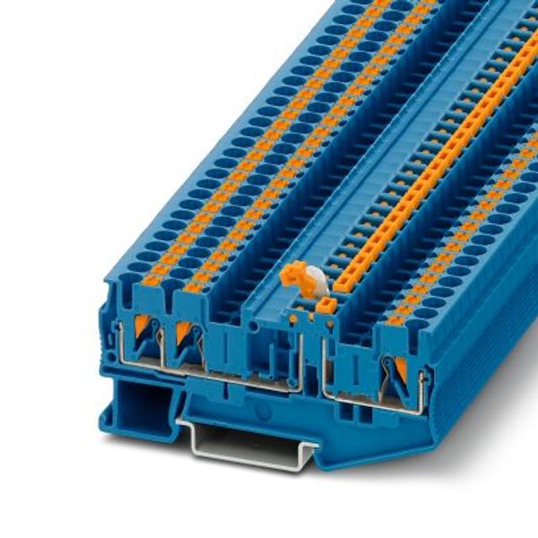 PT 2,5-TWIN-MTB BU - Knife-disconnect terminal block image 3