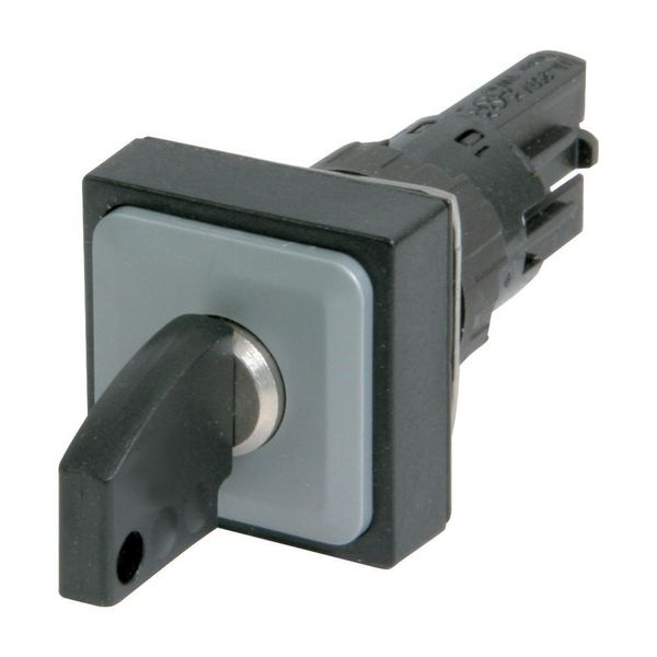 Key-operated actuator, 2 positions, black, maintained image 3