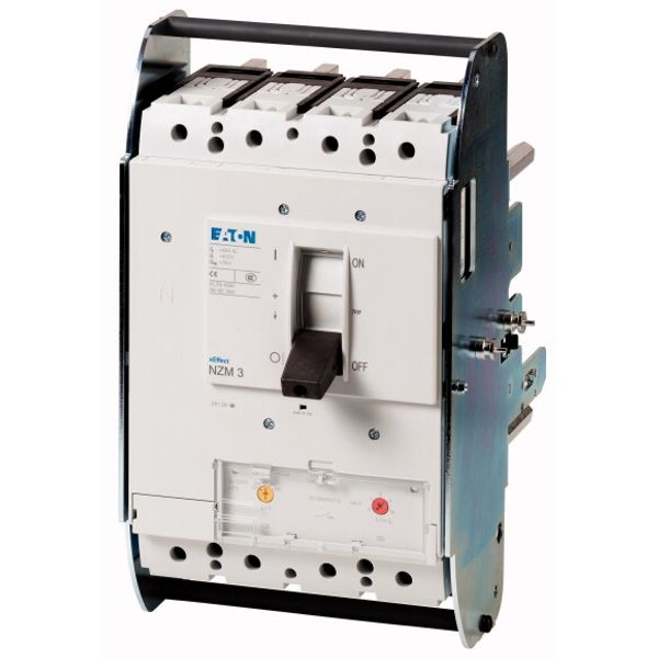 Circuit-breaker, 4p, 400A, 250A in 4th pole, withdrawable unit image 1