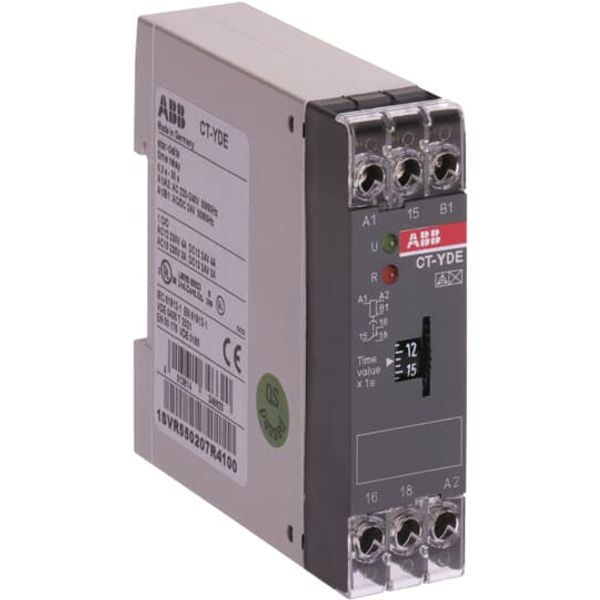 CT-YDE Time relay, star-delta 1c/o, 0.3-30s, 24VAC/DC 220-240VAC image 2