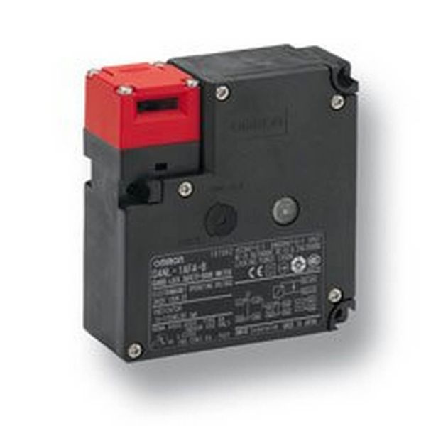 D4NL switch, M20, 2NC + 2NC, Mechanical lock/24 VDC solenoid release, image 3
