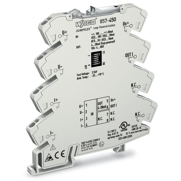 Loop-powered isolation amplifier Bipolar current and voltage input sig image 4