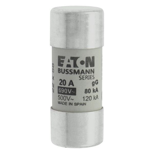 Fuse-link, LV, 20 A, AC 690 V, 22 x 58 mm, gL/gG, IEC image 17