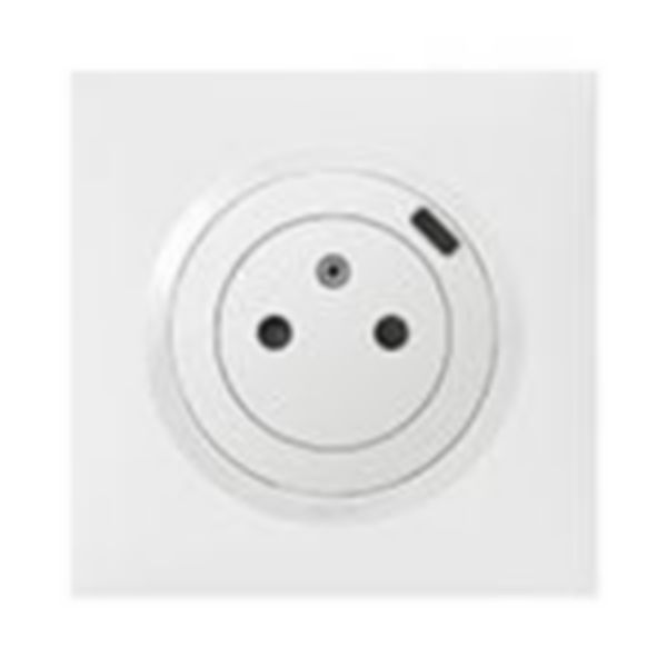 Surface dooxie power socket with Type-C charger complete with white plate image 1