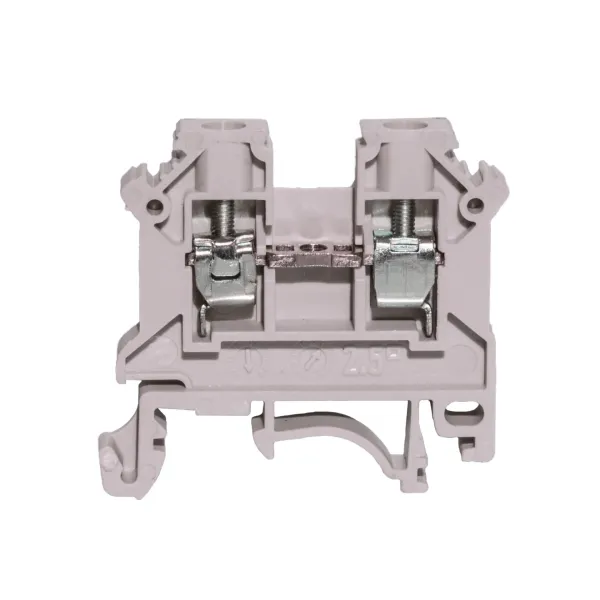 Rail-mounted screw terminal block ZSG1-2.5Ns grey image 1