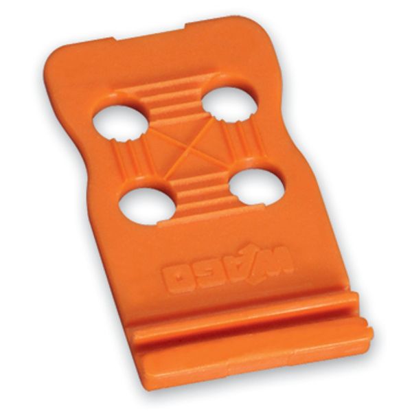 Strain relief plate 12.5 mm wide orange image 3