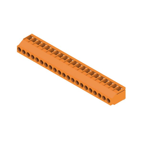 PCB terminal, 5.00 mm, Number of poles: 21, Conductor outlet direction image 4