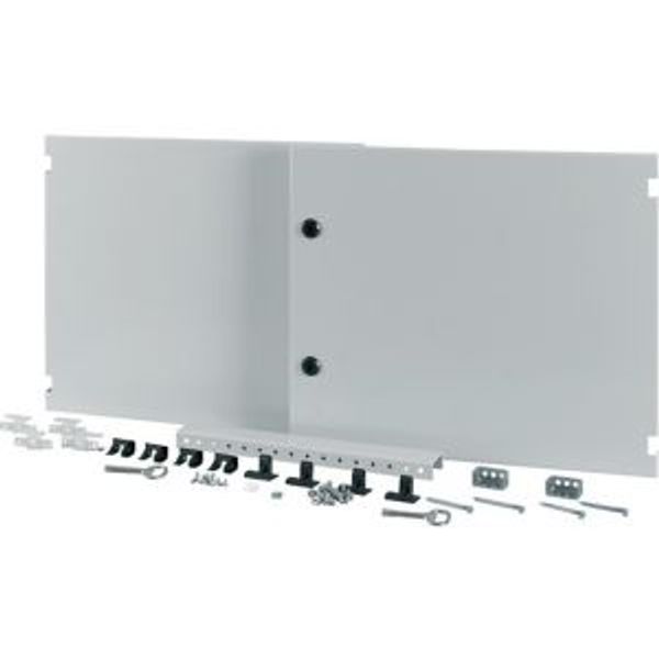 Section wide door, closed, HxW=450x1200mm, IP55 image 2