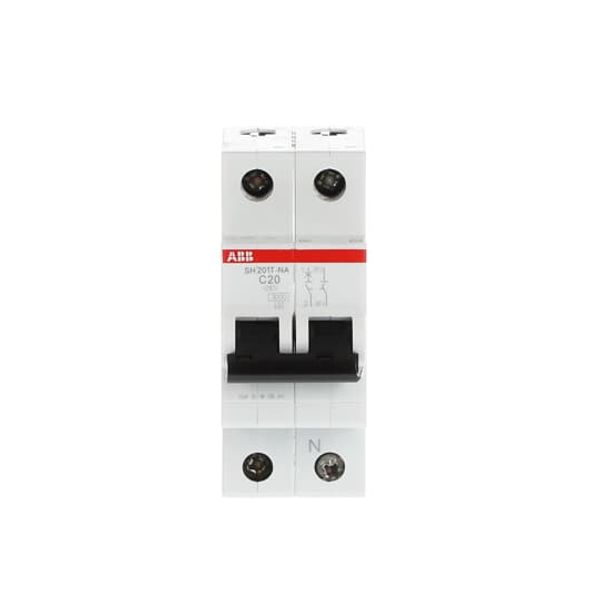 SH201T-C20NA Miniature Circuit Breaker - 1+NP - C - 20 A image 2