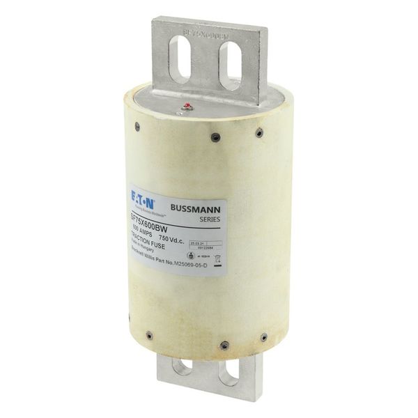 600A  750V dc SEMI-CONDUCTOR FUSE image 5