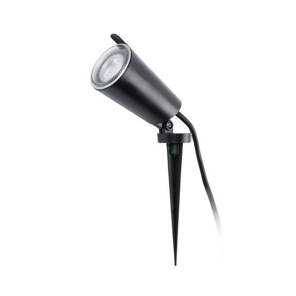 TONI BLACK WALL LAMP WITH SPIKE 1 LED X GU10 8W image 1