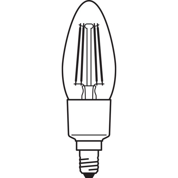 SMART+ WiFi Filament Candle Dimmable 40 4 W/2700 K E14 image 8