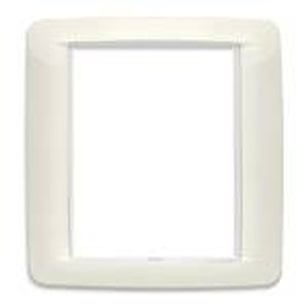 Round plate 8M Bright arctic white image 1