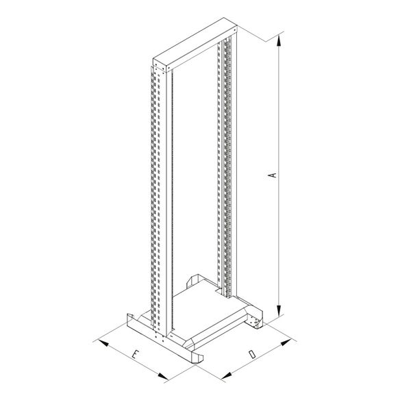 Network Systemrack single-sectioned, W600xH2005xD600,19",42U image 7