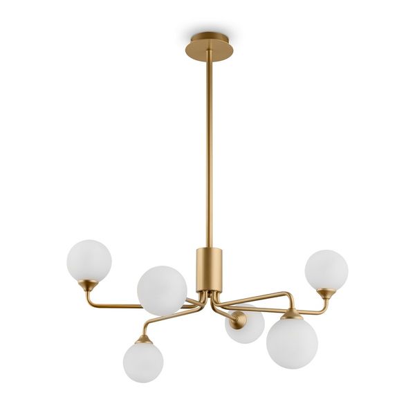 Modern Alexis Chandelier Matte gold image 1