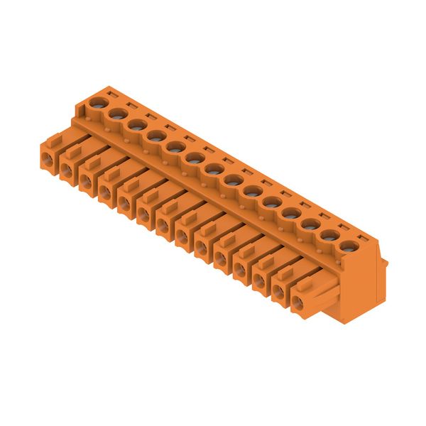 PCB plug-in connector (wire connection), 3.81 mm, Number of poles: 14, image 4