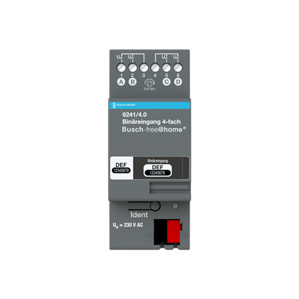 6241/4.0 Binary Input, 4-fold, 230 V, MDRC, BJE image 9