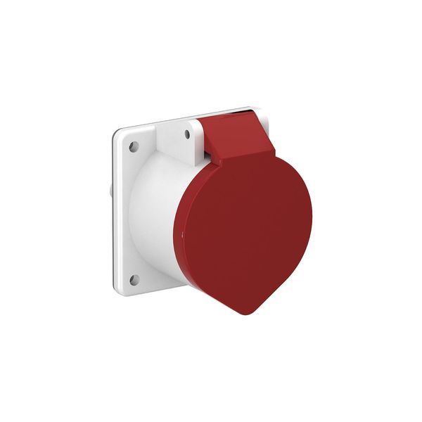 CEE-16A CEE socket, 3-pole+N+PE 400 V 16 A 75x75x72 image 1