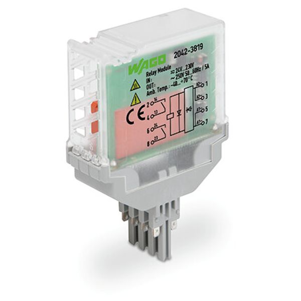 Relay module Nominal input voltage: 24 … 230 V AC/DC 2 make contact image 2