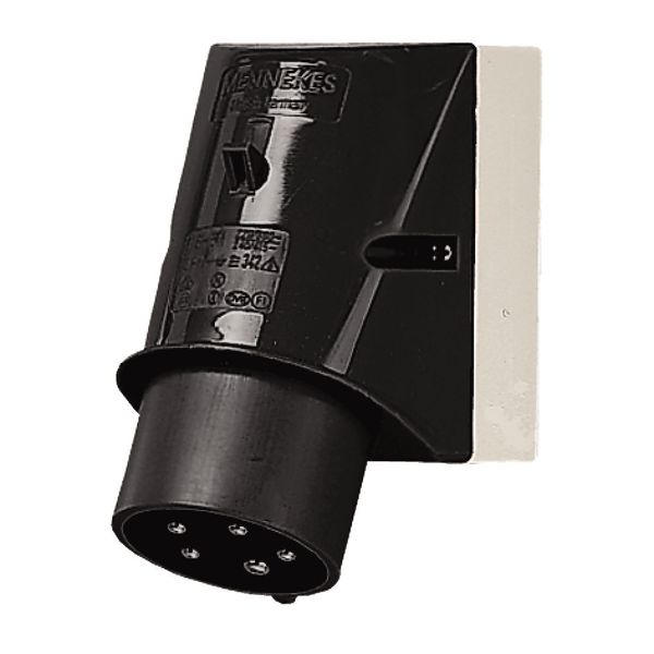 Wall mounted inlet, 16A5p7h500V, IP44 image 1