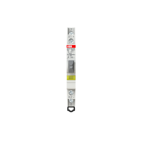 E217-16-01E48Luminous Pushbutton,16 A,acc. to EN 250 V AC,0NO,1NC,0CO, El. Color:Grey,1LED,Yellow, MW:0.5 image 6