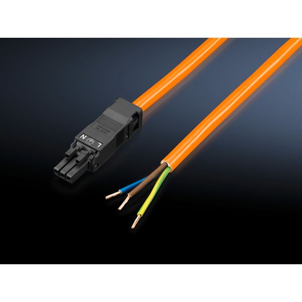 SZ Connection cable, for power supply, 3-pole, 100-240 V, L: 3000 mm, UL image 1